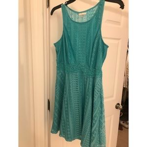Teal summer dress